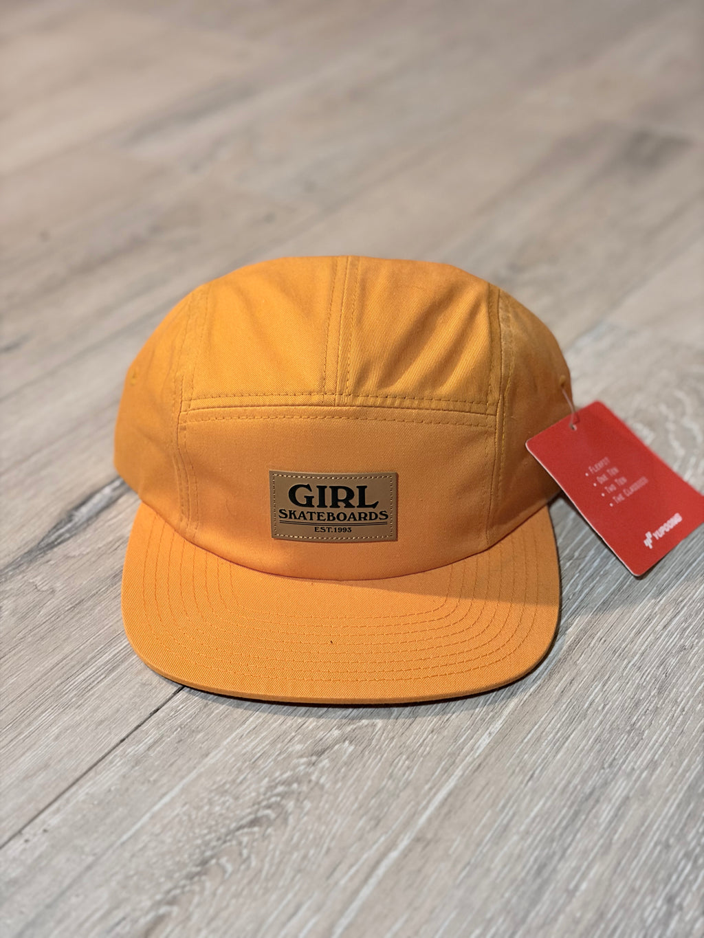 The Girl Skateboard Company - 5 panel hat orange