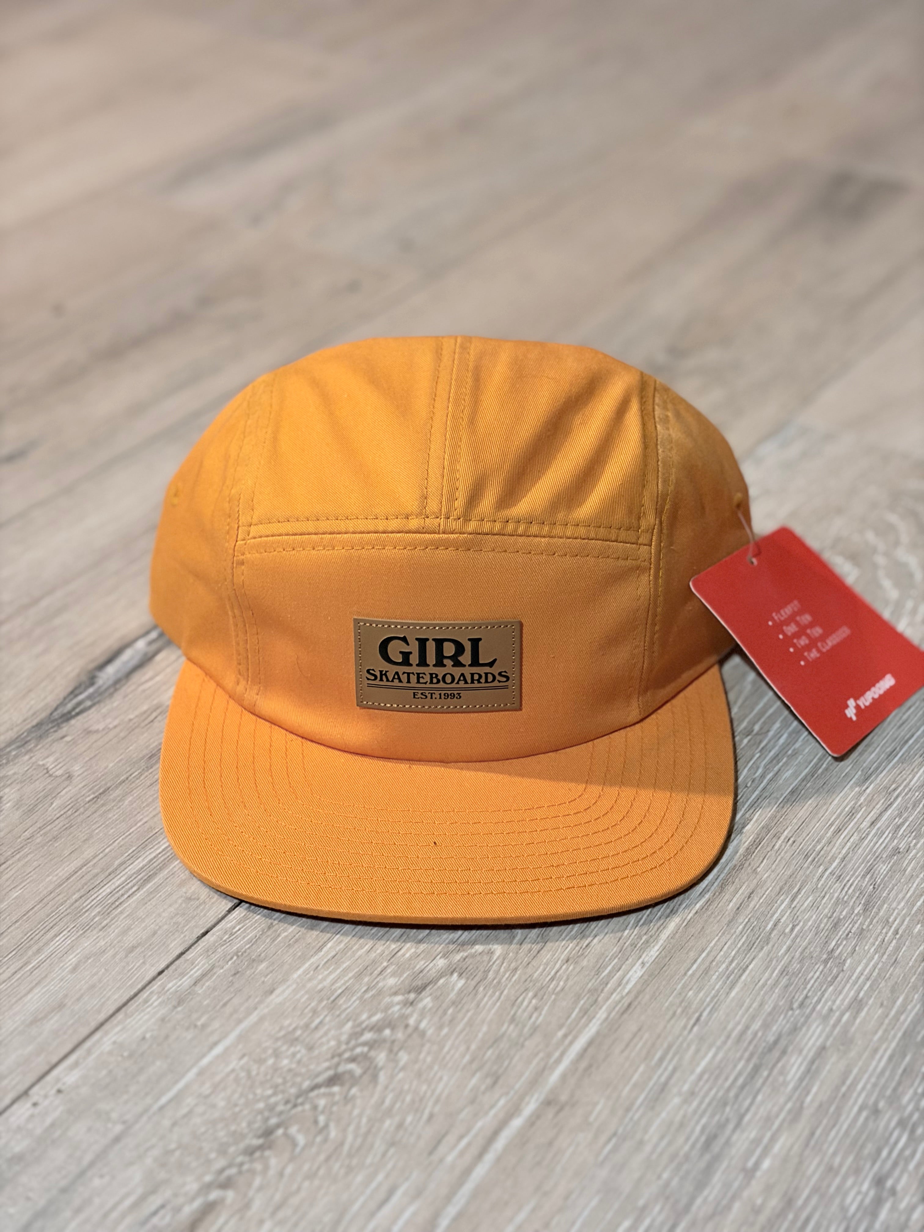 The Girl Skateboard Company - 5 panel hat orange