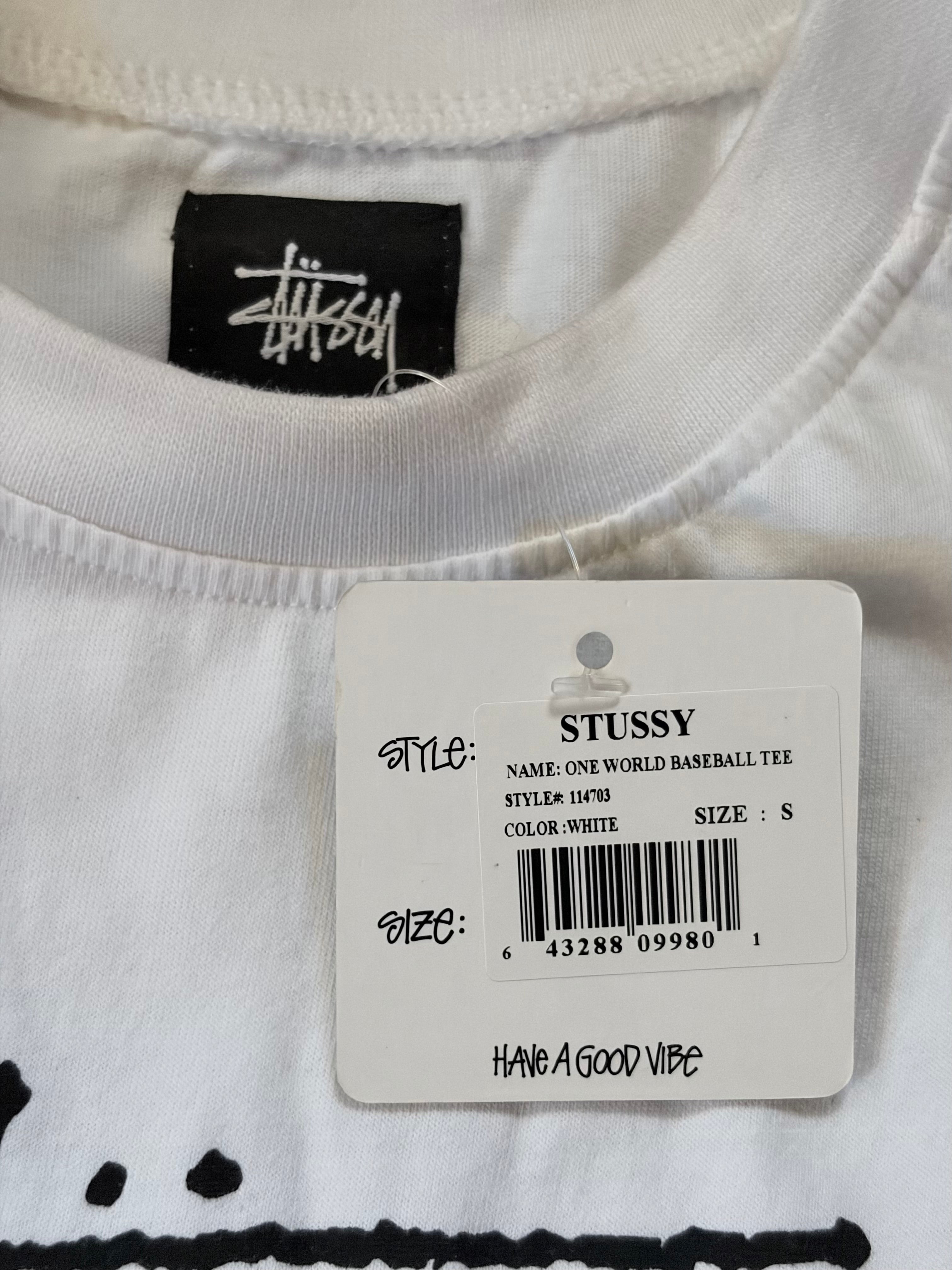 Stussy 3/4 sleeve size Small