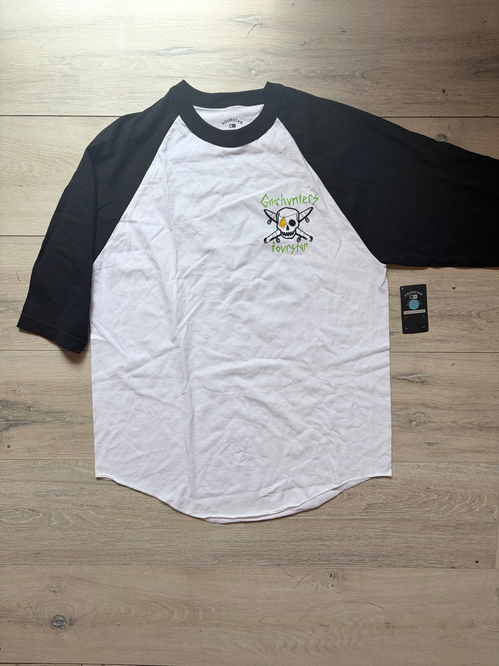 Fourstar Clothing Company Gnarhunters baseball tee size Large