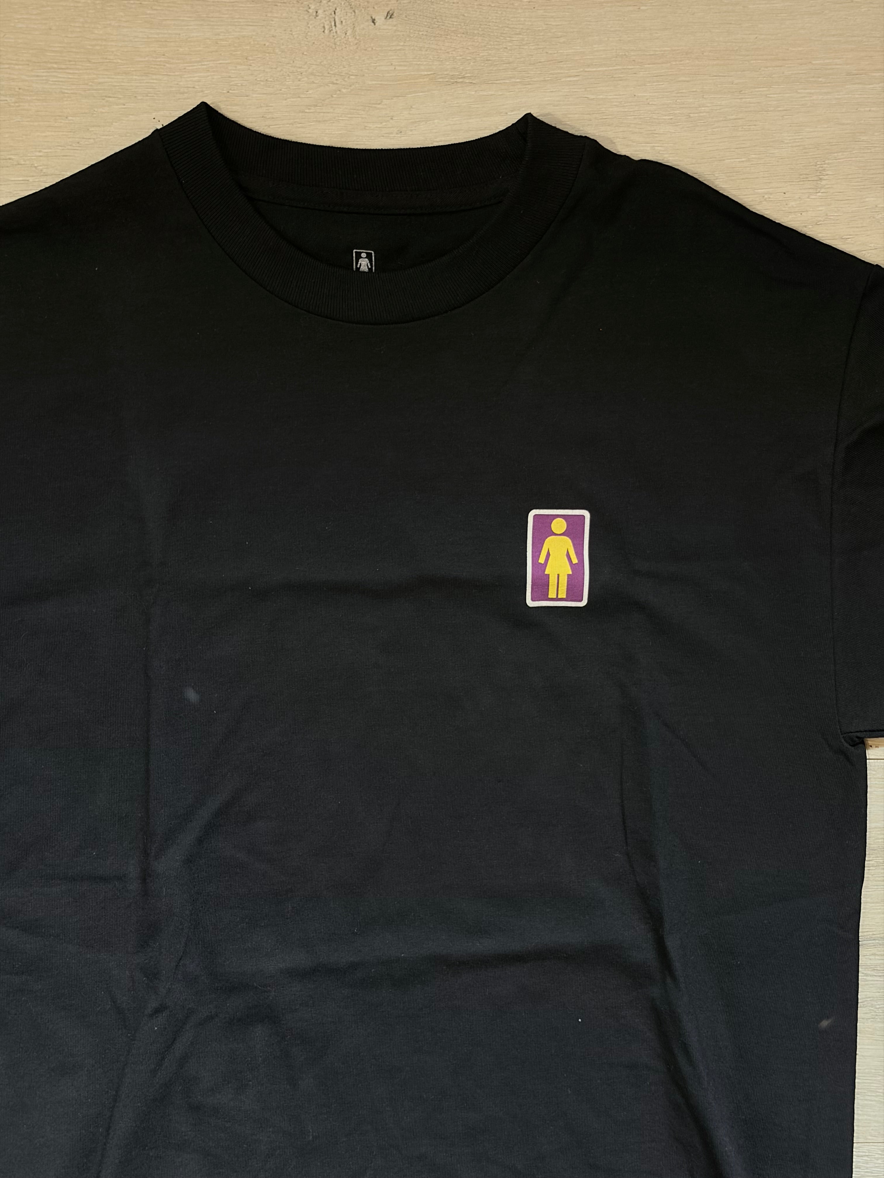Girl Skateboards Purple/yellow logo L