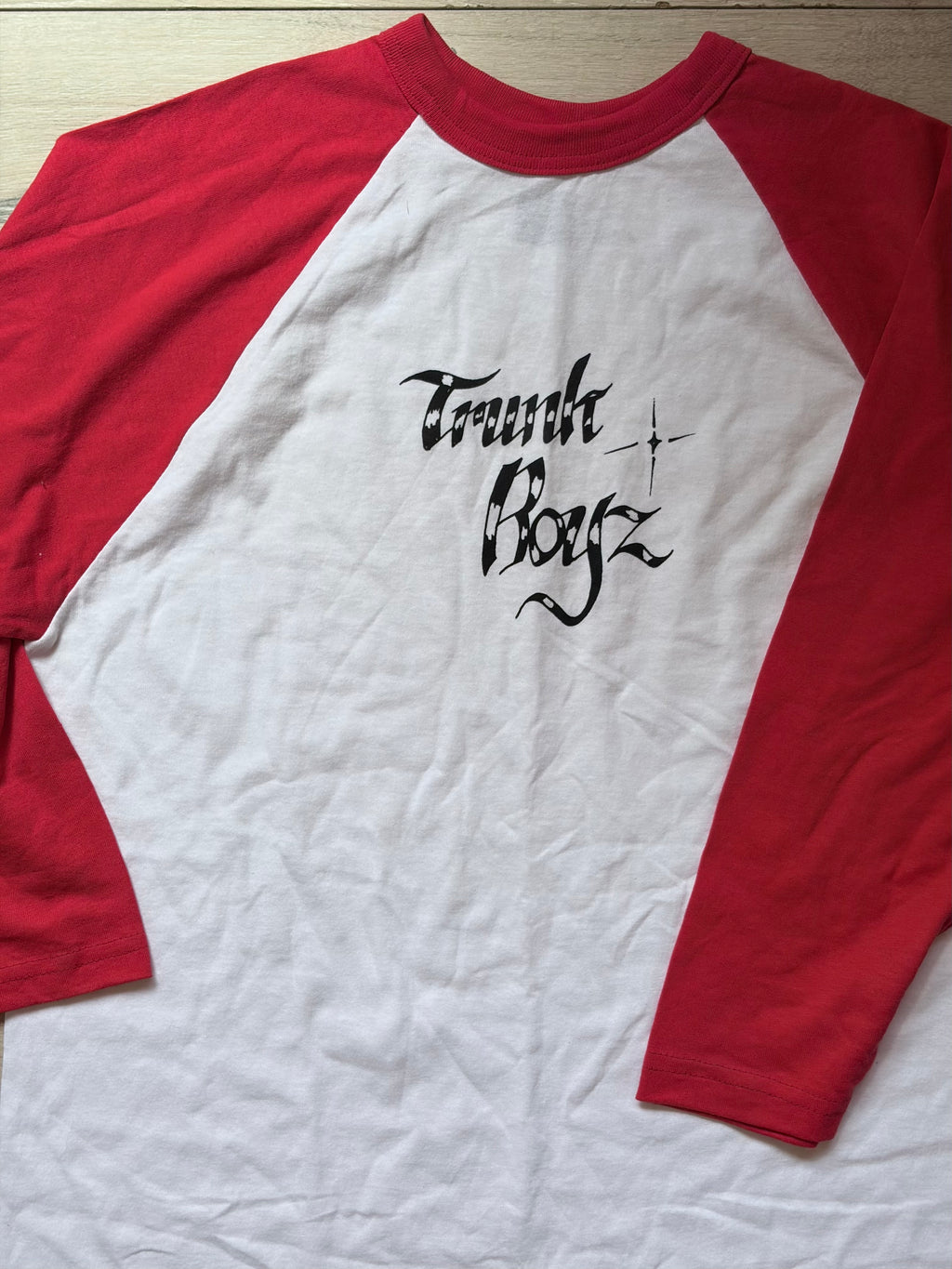 Chocolate Skateboards Trunk Boyz Baseball Tee Sz L, M, S