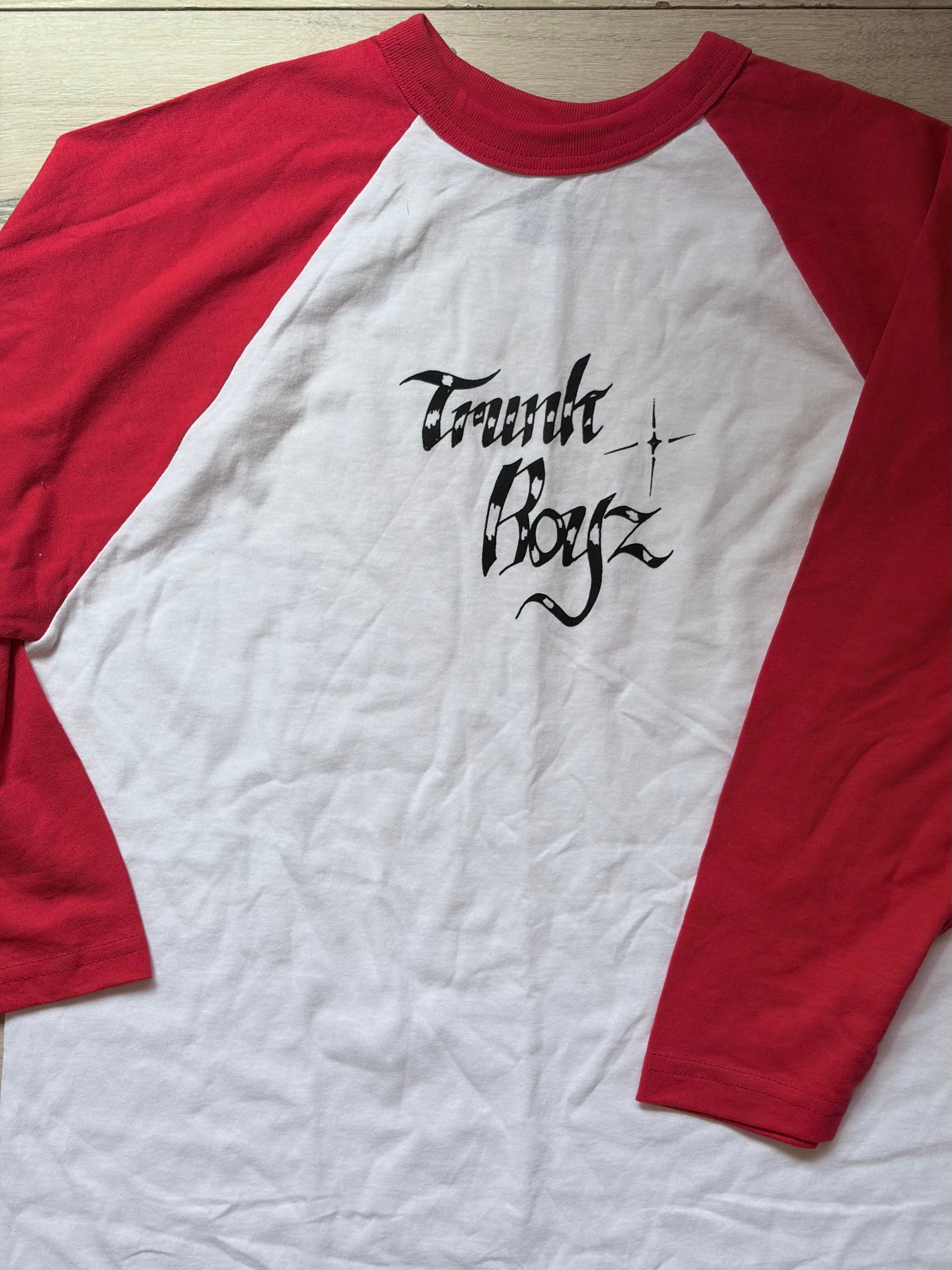Chocolate Skateboards Trunk Boyz Baseball Tee Sz L, M, S
