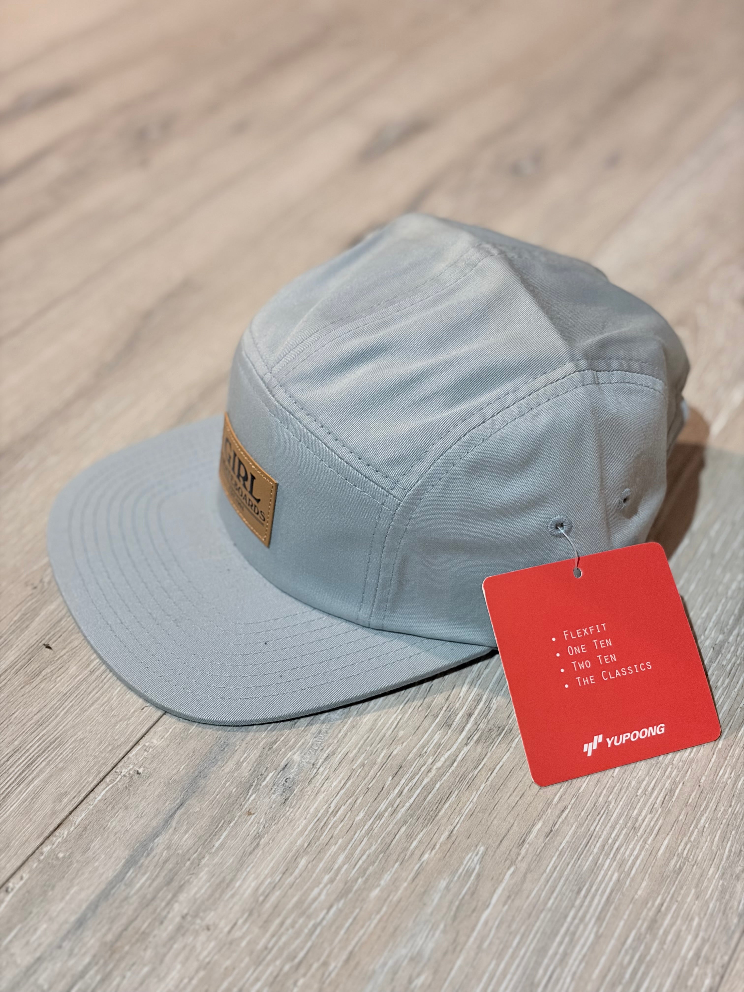 The Girl Skateboard Company - 5 Panel Hat Grey