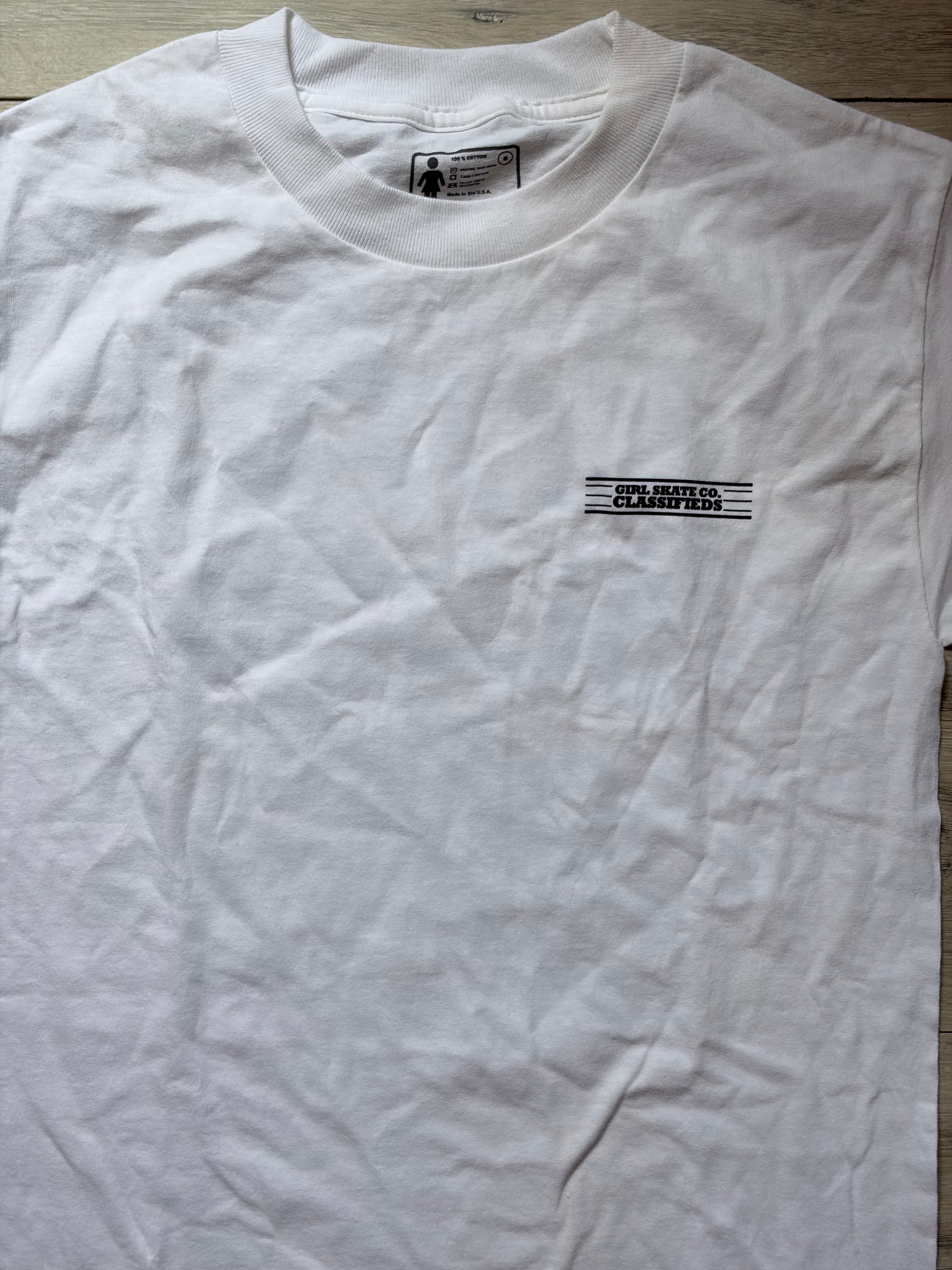 The Girl Skateboard Company Classifieds size Small