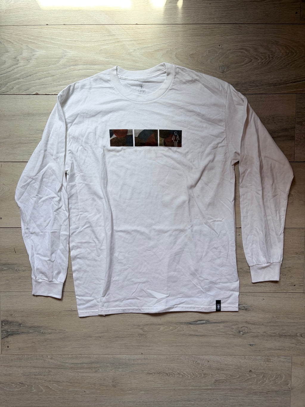Girl skateboards LS Sz L