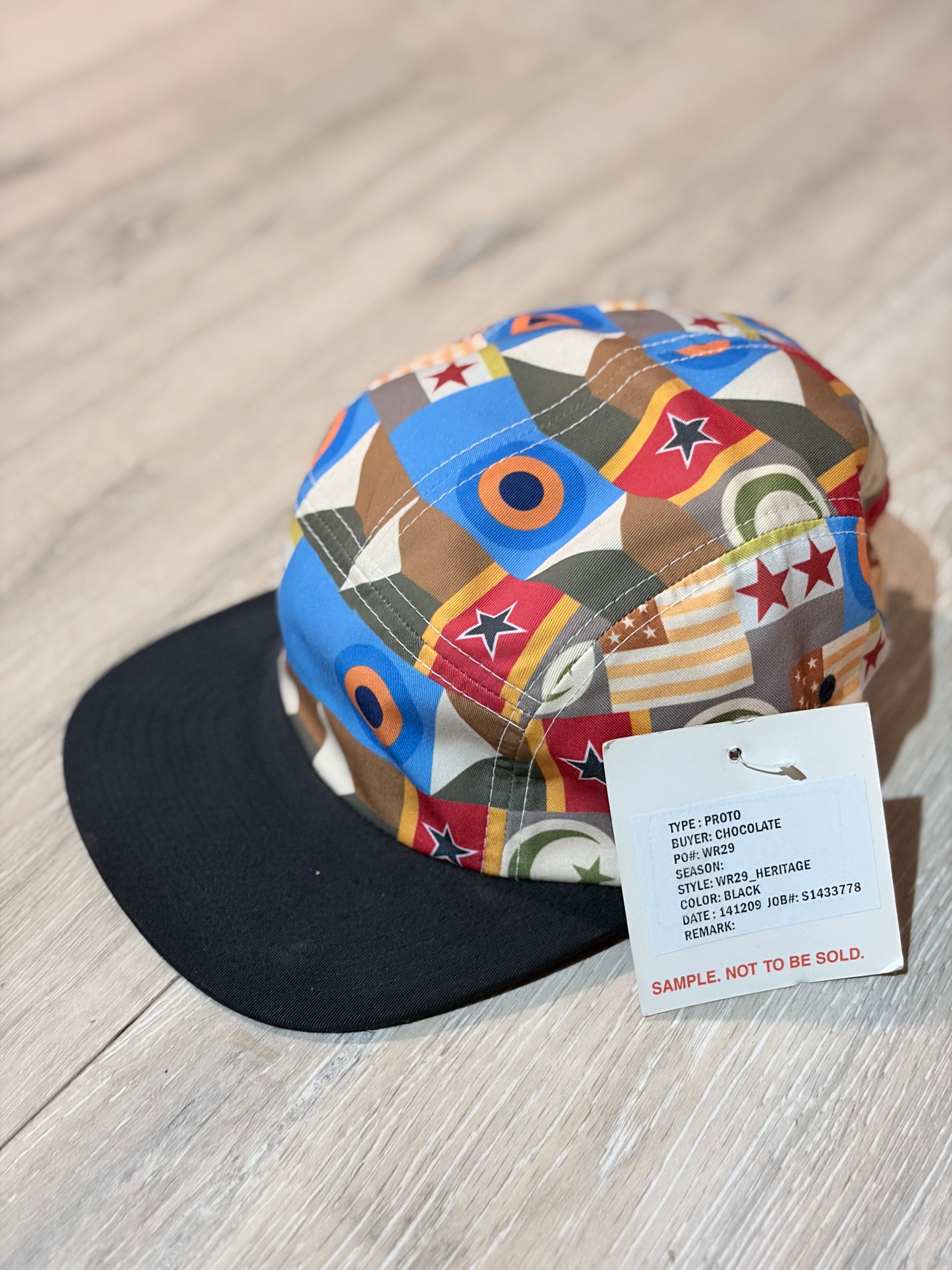 Chocolate Skateboard Company five panel hat flag