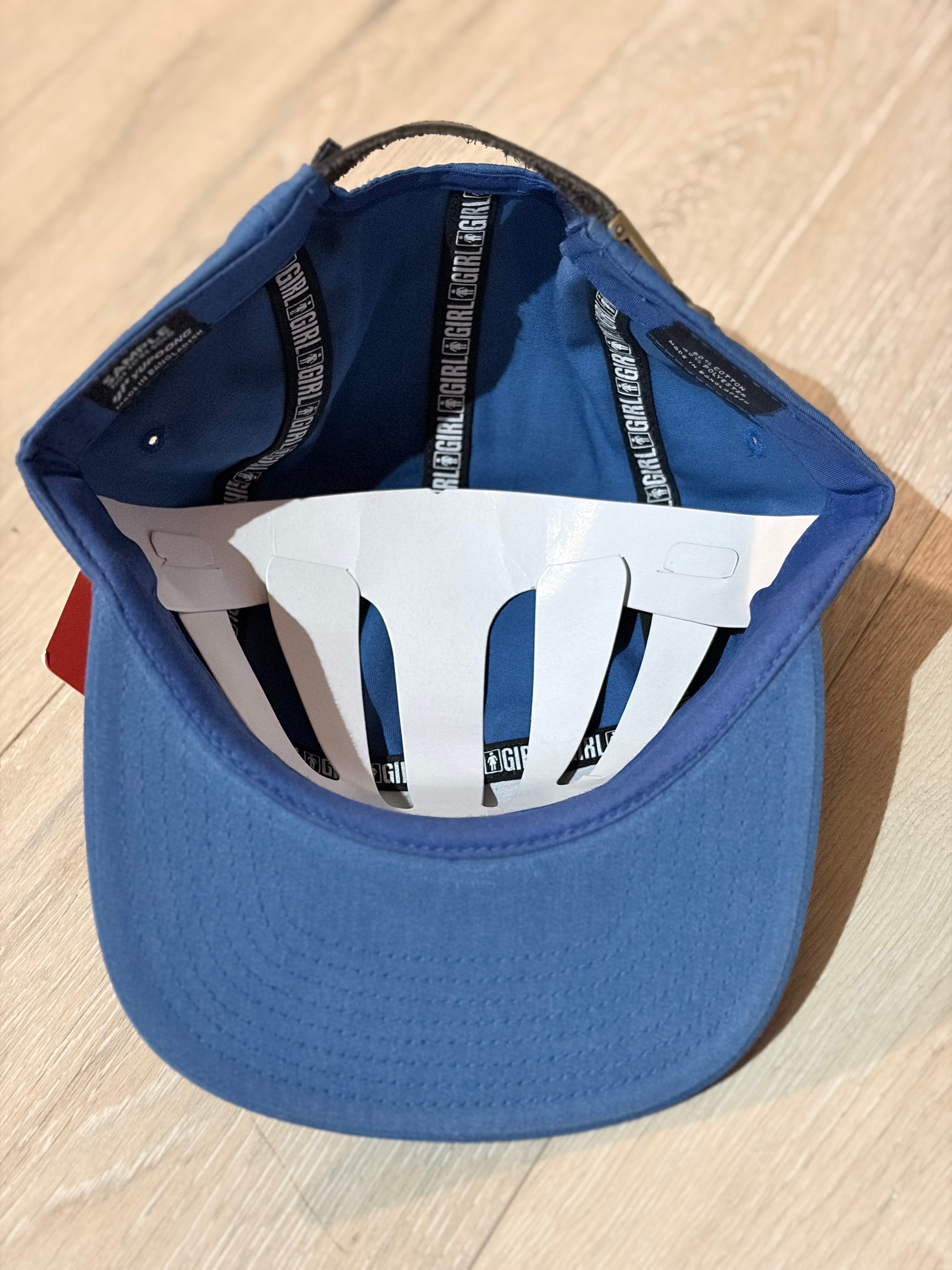 The Girl Skateboard Company - 5 Panel Hat Royal Blue