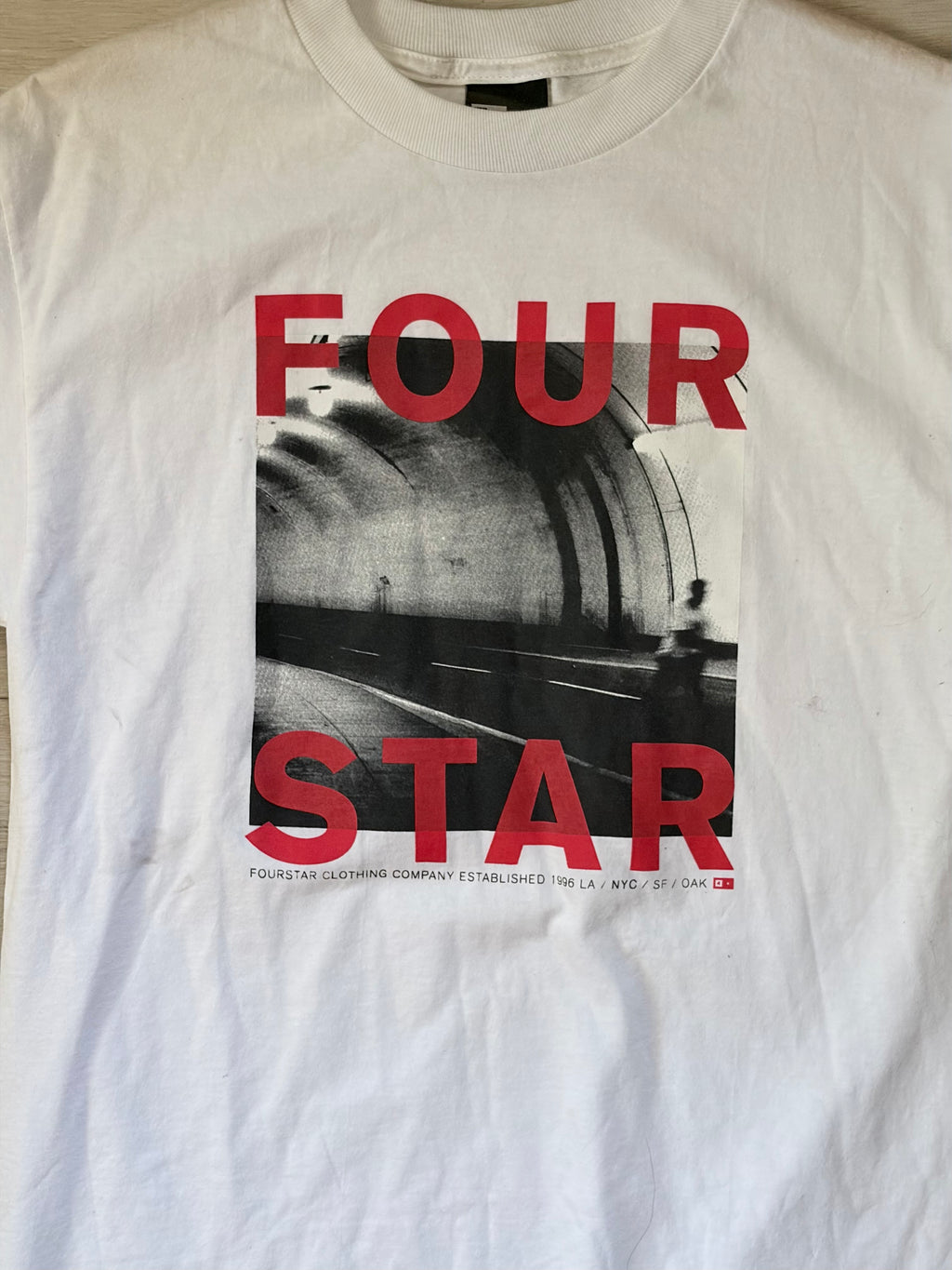 Four Star Tunnel Tee Sz Large