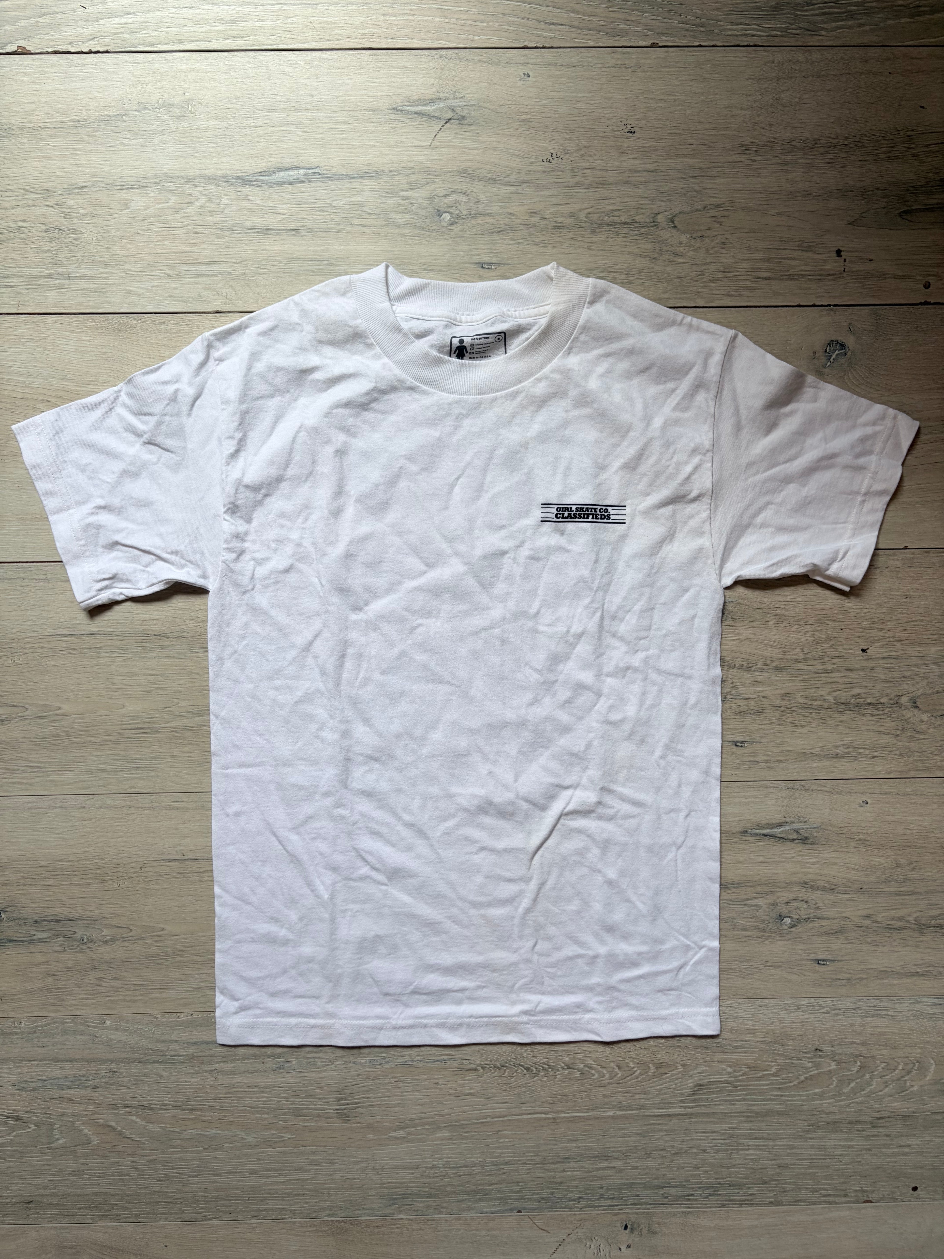 The Girl Skateboard Company Classifieds size Small