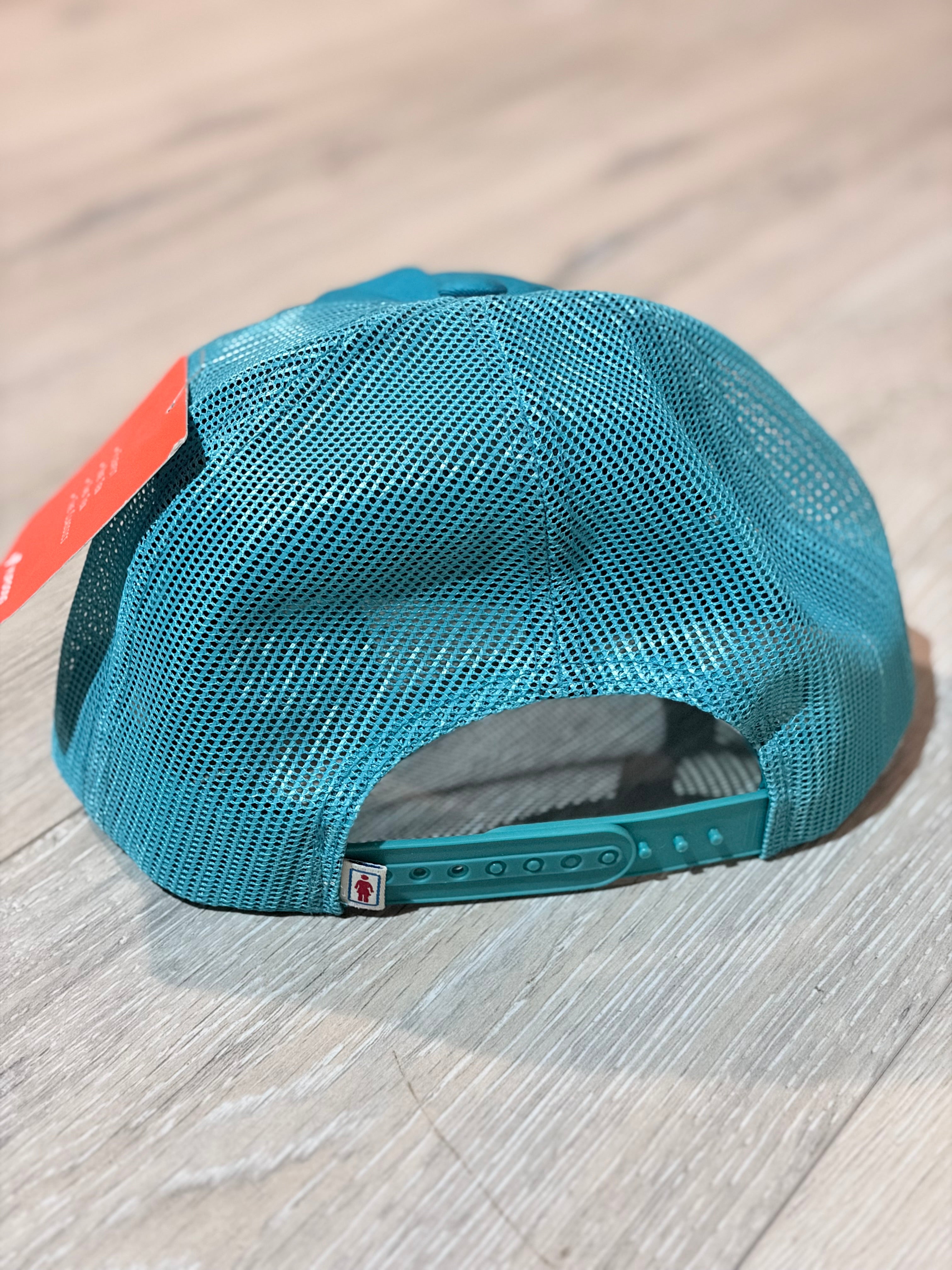 Girl Skateboards - Snap Back Trucker hat Teal