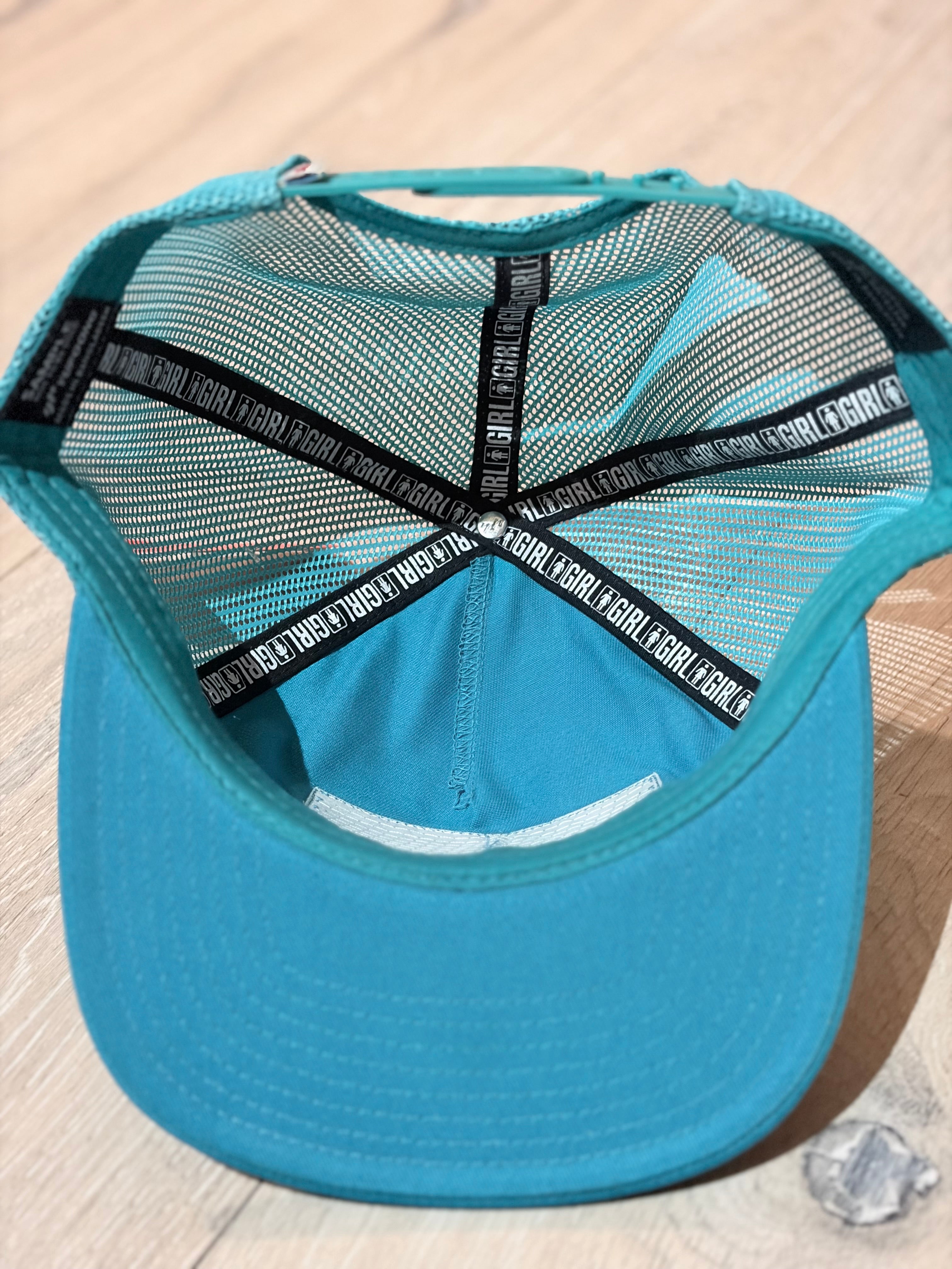 Girl Skateboards - Snap Back Trucker hat Teal